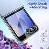 image:imageJETech Clear Case for Samsung Galaxy Z Flip 7 FEFlip 6 Clear  Crystal Clear Back Hard PC Construction Slim Fit Shockproof ProtectionClear