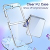 image:imageJETech Clear Case for Samsung Galaxy Z Flip 7 FEFlip 6 Clear  Crystal Clear Back Hard PC Construction Slim Fit Shockproof ProtectionClear