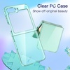 image:imageJETech Clear Case for Samsung Galaxy Z Flip 7 FEFlip 6 Clear  Crystal Clear Back Hard PC Construction Slim Fit Shockproof ProtectionMint Green