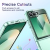 image:imageJETech Clear Case for Samsung Galaxy Z Flip 7 FEFlip 6 Clear  Crystal Clear Back Hard PC Construction Slim Fit Shockproof ProtectionMint Green