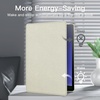 image:imageJETech Folio Case for Galaxy Tab S10 UltraS9 Ultra 146 Black  MultiAngle Stand Cover S Pen Holder Slim Protective Cover Auto WakeSleepBeige