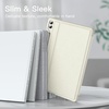 image:imageJETech Folio Case for Galaxy Tab S10 UltraS9 Ultra 146 Black  MultiAngle Stand Cover S Pen Holder Slim Protective Cover Auto WakeSleepBeige