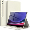 image:imageJETech Folio Case for Galaxy Tab S10 UltraS9 Ultra 146 Black  MultiAngle Stand Cover S Pen Holder Slim Protective Cover Auto WakeSleepBeige