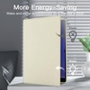 image:imageJETech Folio Case for Galaxy Tab S10 UltraS9 Ultra 146 Black  MultiAngle Stand Cover S Pen Holder Slim Protective Cover Auto WakeSleepBeige