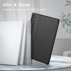 image:imageJETech Folio Case for Galaxy Tab S10 UltraS9 Ultra 146 Black  MultiAngle Stand Cover S Pen Holder Slim Protective Cover Auto WakeSleepBlack