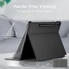 image:imageJETech Folio Case for Galaxy Tab S10 UltraS9 Ultra 146 Black  MultiAngle Stand Cover S Pen Holder Slim Protective Cover Auto WakeSleepBlack