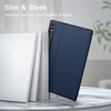 image:imageJETech Folio Case for Galaxy Tab S10 UltraS9 Ultra 146 Black  MultiAngle Stand Cover S Pen Holder Slim Protective Cover Auto WakeSleepNavy