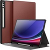 image:imageJETech Folio Case for Galaxy Tab S10 UltraS9 Ultra 146 Black  MultiAngle Stand Cover S Pen Holder Slim Protective Cover Auto WakeSleepWine