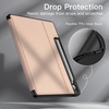 image:imageJETech Folio Case for Samsung Galaxy Tab S10 LiteS10 FES9 FE 109 Black  MultiAngle Stand Cover S Pen Holder Slim Protective Cover Auto WakeSleepRose Gold