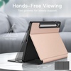 image:imageJETech Folio Case for Samsung Galaxy Tab S10 LiteS10 FES9 FE 109 Black  MultiAngle Stand Cover S Pen Holder Slim Protective Cover Auto WakeSleepRose Gold
