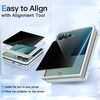 image:imageJETech Front Privacy Screen Protector for Samsung Galaxy Z Flip 5 2Pack  AntiSpy 9H Tempered Glass Easy Installation Tool CaseFriendlyBlack