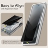 image:imageJETech Front Privacy Screen Protector for Samsung Galaxy Z Flip 5 2Pack  AntiSpy 9H Tempered Glass Easy Installation Tool CaseFriendlyBlack