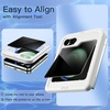 image:imageJETech Front Privacy Screen Protector for Samsung Galaxy Z Flip 5 2Pack  AntiSpy 9H Tempered Glass Easy Installation Tool CaseFriendlyBlack