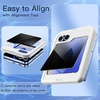 image:imageJETech Front Privacy Screen Protector for Samsung Galaxy Z Flip 5 2Pack  AntiSpy 9H Tempered Glass Easy Installation Tool CaseFriendlyBlack