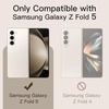 image:imageJETech Front Privacy Screen Protector for Samsung Galaxy Z Flip 5 2Pack  AntiSpy 9H Tempered Glass Easy Installation Tool CaseFriendlyBlack