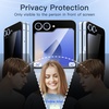 image:imageJETech Front Privacy Screen Protector for Samsung Galaxy Z Flip 5 2Pack  AntiSpy 9H Tempered Glass Easy Installation Tool CaseFriendlyBlack