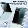 image:imageJETech Front Privacy Screen Protector for Samsung Galaxy Z Flip 5 2Pack  AntiSpy 9H Tempered Glass Easy Installation Tool CaseFriendlyBlack
