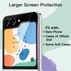 image:imageJETech Front Privacy Screen Protector for Samsung Galaxy Z Flip 5 2Pack  AntiSpy 9H Tempered Glass Easy Installation Tool CaseFriendlyClear