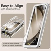 image:imageJETech Front Privacy Screen Protector for Samsung Galaxy Z Flip 5 2Pack  AntiSpy 9H Tempered Glass Easy Installation Tool CaseFriendlyClear