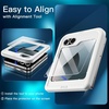 image:imageJETech Front Privacy Screen Protector for Samsung Galaxy Z Flip 5 2Pack  AntiSpy 9H Tempered Glass Easy Installation Tool CaseFriendlyClear