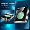 image:imageJETech Front Screen Protector for Samsung Galaxy Z Flip 5 3Pack  FullCoverage PET Film HD Clear CaseFriendly DesignZ Flip 5