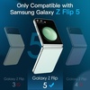 image:imageJETech Front Screen Protector for Samsung Galaxy Z Flip 5 3Pack  FullCoverage PET Film HD Clear CaseFriendly DesignZ Flip 5