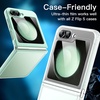 image:imageJETech Front Screen Protector for Samsung Galaxy Z Flip 5 3Pack  FullCoverage PET Film HD Clear CaseFriendly DesignZ Flip 5
