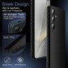image:imageJETech Grip Case for Samsung Galaxy S24 Black  Ergonomic Hold Camera Lens Protection Soft TPU Design Shockproof ProtectionBlack