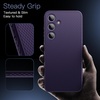 image:imageJETech Grip Case for Samsung Galaxy S24 Black  Ergonomic Hold Camera Lens Protection Soft TPU Design Shockproof ProtectionCobalt Violet