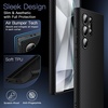 image:imageJETech Grip Case for Samsung Galaxy S24 Black  Ergonomic Hold Camera Lens Protection Soft TPU Design Shockproof ProtectionTitanium Black