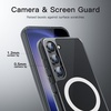 image:imageJETech Magnetic Case for Galaxy S23 Plus Compatible with MagSafe Black  Shockproof Protective Phone Cover Scratch Resistant Clear BackBlack