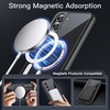 image:imageJETech Magnetic Case for Galaxy S23 Plus Compatible with MagSafe Black  Shockproof Protective Phone Cover Scratch Resistant Clear BackBlack