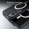 image:imageJETech Magnetic Case for Galaxy S23 Plus Compatible with MagSafe Black  Shockproof Protective Phone Cover Scratch Resistant Clear BackBlack