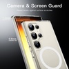 image:imageJETech Magnetic Case for Galaxy S23 Ultra Compatible with MagSafe Clear  Shockproof Protective Phone Cover Scratch Resistant Clear BackClear
