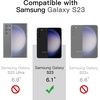 image:imageJETech Magnetic Case for Samsung Galaxy S23 Black  Compatible with MagSafe Translucent Matte Back Shockproof ProtectionBlack