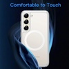 image:imageJETech Magnetic Case for Samsung Galaxy S23 Black  Compatible with MagSafe Translucent Matte Back Shockproof ProtectionFrosted Clear