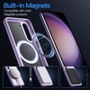image:imageJETech Magnetic Case for Samsung Galaxy S23 Black  Compatible with MagSafe Translucent Matte Back Shockproof ProtectionLilac