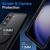 image:imageJETech Magnetic Case for Samsung Galaxy S23 Plus Black  Compatible with MagSafe Translucent Matte Back Shockproof ProtectionBlack