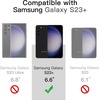 image:imageJETech Magnetic Case for Samsung Galaxy S23 Plus Black  Compatible with MagSafe Translucent Matte Back Shockproof ProtectionBlack