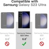 image:imageJETech Magnetic Case for Samsung Galaxy S23 Ultra Black  Compatible with MagSafe Translucent Matte Back Shockproof ProtectionBlack