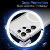 image:imageJETech Magnetic Case for Samsung Galaxy S23 Ultra Black  Compatible with MagSafe Translucent Matte Back Shockproof ProtectionFrosted Clear