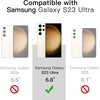 image:imageJETech Magnetic Case for Samsung Galaxy S23 Ultra Black  Compatible with MagSafe Translucent Matte Back Shockproof ProtectionFrosted Clear
