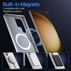 image:imageJETech Magnetic Case for Samsung Galaxy S23 Ultra Black  Compatible with MagSafe Translucent Matte Back Shockproof ProtectionFrosted Clear