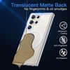 image:imageJETech Magnetic Case for Samsung Galaxy S23 Ultra Black  Compatible with MagSafe Translucent Matte Back Shockproof ProtectionFrosted Clear