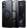 image:imageJETech Magnetic Case for Samsung Galaxy S24 Black  Compatible with MagSafe Translucent Matte Back Shockproof ProtectionBlack