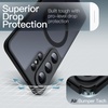 image:imageJETech Magnetic Case for Samsung Galaxy S24 Black  Compatible with MagSafe Translucent Matte Back Shockproof ProtectionBlack