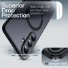 image:imageJETech Magnetic Case for Samsung Galaxy S24 Black  Compatible with MagSafe Translucent Matte Back Shockproof ProtectionBlack