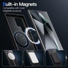 image:imageJETech Magnetic Case for Samsung Galaxy S24 Black  Compatible with MagSafe Translucent Matte Back Shockproof ProtectionBlack