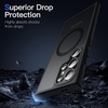 image:imageJETech Magnetic Case for Samsung Galaxy S24 Black  Compatible with MagSafe Translucent Matte Back Shockproof ProtectionBlack