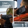 image:imageJETech Magnetic Case for Samsung Galaxy S24 Black  Compatible with MagSafe Translucent Matte Back Shockproof ProtectionBlack
